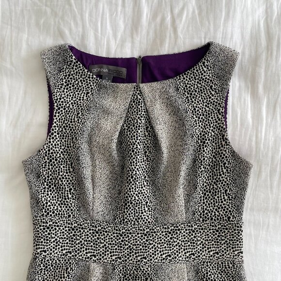 Donna Ricco Patterned Sheath Dress (sz 6) - Picture 2 of 4